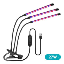 Laad afbeelding in Galerijviewer, <transcy>USB LED Grow Light Full Spectrum Desktop Clip Phytolamps 9W 18W 27W Phyto lamp voor planten Bloem Kas Hydrocultuur</transcy>