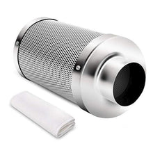 Load image into Gallery viewer, 220V Centrifugal Fans& 4/5/6 Inch Activated Carbon Air Filter Set For Led grow light Indoor Hydroponics Grow Tent Greenhouses