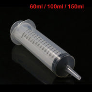 100ml Reusable Plastic Syringe Hydroponics Plastic Syringe For Lipgloss Nutrient Sterile Health Measuring Syringe Cat Feed Tools