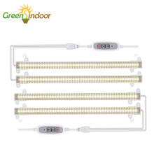 Load image into Gallery viewer, Indoor Led Grow Light Strips 40W Phytolamp For Plants 4pcs Bars Full Spectrum White Led Timer Phyto Lamp Hydroponic Dimmable Bar