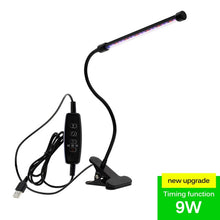 Laad afbeelding in Galerijviewer, <transcy>Full Spectrum Phytolamps DC5V USB LED Licht Groeien met Timer 15W 30W 45W 60W Desktop Clip Phyto Lampen voor Planten Bloemen Grow Box</transcy>