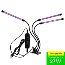 Laad afbeelding in Galerijviewer, <transcy>Full Spectrum Phytolamps DC5V USB LED Licht Groeien met Timer 15W 30W 45W 60W Desktop Clip Phyto Lampen voor Planten Bloemen Grow Box</transcy>