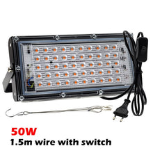 Load image into Gallery viewer, LED Grow Light AC220V 50W 100W LED Full Spectrum Phyto Lamp Greenhouse Hydroponic Plant Growth Lighting