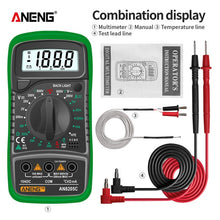 Load image into Gallery viewer, ANENG AN8205C Digital Multimeter AC/DC Ammeter Volt Ohm Tester Meter Multimetro With Thermocouple LCD Backlight Portable