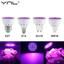 Load image into Gallery viewer, Led Grow Bulb E27 E14 MR16 GU10 220V Full Spectrum LED Plant Hydroponic Growth Light Phyto Lamp Indoor Lighting Flower Seedling