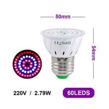 Load image into Gallery viewer, Bulb Grow Lamp Indoor Lighting Hydroponic Greenhouse E27 Led Grow Light Full Spectrum Phytolamp For Plant Lamp Grow Tent Lights