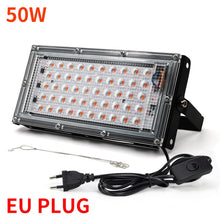 Load image into Gallery viewer, LED Grow Light Full Spectrum Light 220V 50W 100W With EU Plug Led Grow lamps For Greenhouse Hydroponic Flower Seeding Phyto Lamp