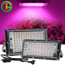 Load image into Gallery viewer, LED Grow Light AC220V 50W 100W LED Full Spectrum Phyto Lamp Greenhouse Hydroponic Plant Growth Lighting
