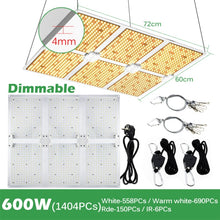 Laad afbeelding in Galerijviewer, <transcy>Samsung LM281B Quantum LED Licht Groeien 400W 600W Full Spectrum Phyto Lamp Voor Kas Hydrocultuur Plantengroei Verlichting</transcy>