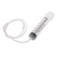 100ml Plastic Measuring Syringe With 100cm Silicone Clear Tube for Measuring Hydroponics Nutrient Motoring Lab Testing Tool