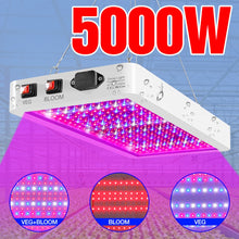 Load image into Gallery viewer, LED Indoor Phyto Growth Lamp LED Full Spectrum 100-277V Plant Fito Light 4000W 5000W Hydroponics Dimmable Bulb Grow Box Tent Veg