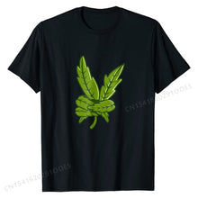 Laad afbeelding in Galerijviewer, <transcy>Grappige Vintage blad Vredesteken Cannabis T-shirt Katoenen Tops Shirts Klassieke Effen Custom Top T-shirts</transcy>