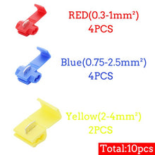 Laad afbeelding in Galerijviewer, <transcy>Scotch Lock Elektrische Draad Kabel Connectoren Quick Splice Terminals Crimp Niet Destructief Zonder Lijn AWG 22-18</transcy>