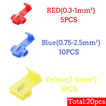 Laad afbeelding in Galerijviewer, <transcy>Scotch Lock Elektrische Draad Kabel Connectoren Quick Splice Terminals Crimp Niet Destructief Zonder Lijn AWG 22-18</transcy>