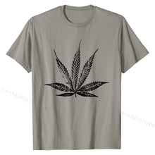 Laad afbeelding in Galerijviewer, <transcy>THC POT BLAD INKTSTEMP Cannabis Medische T-Shirt T-shirts Party Klassieke Katoenen Tees Gedrukt voor Mannen</transcy>