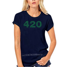 Laad afbeelding in Galerijviewer, <transcy>Nieuwe Kleding Tops 420 Groene Cannabier Logo Weed Grappige Minimalistische Gedrukt Katoen Mannen T-Shirt Mannen Tees</transcy>
