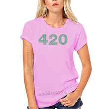 Laad afbeelding in Galerijviewer, <transcy>Nieuwe Kleding Tops 420 Groene Cannabier Logo Weed Grappige Minimalistische Gedrukt Katoen Mannen T-Shirt Mannen Tees</transcy>