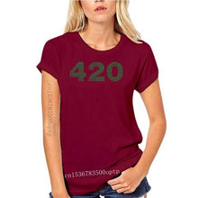 Laad afbeelding in Galerijviewer, <transcy>Nieuwe Kleding Tops 420 Groene Cannabier Logo Weed Grappige Minimalistische Gedrukt Katoen Mannen T-Shirt Mannen Tees</transcy>