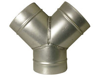 Metal Y Piece Section - Ducting Connector