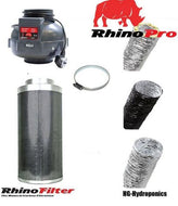 Rhino Pro Fan + Filter Kit 250mm 10