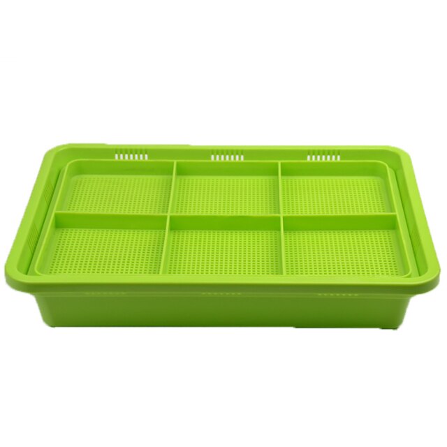 Hydroponics Seed Germination Tray Seedling Tray Sprout Plate Grow Nursery Pots Tray Vegetable Seedling Pot Plastic Nursery Tray