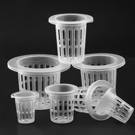 50Pcs Hydroponic colonization Mesh Pot Net Cup Basket Hydroponic Aeroponic Planting Grow Clone Nursery Plant Soilless