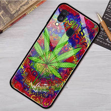 Load image into Gallery viewer, Plant Leaves Cannabi Leaf Case For Samsung A50 A40 A70 A71 A51 A30 A10 A10S A20S M30S J4 J6 Plus Tempered Glass Phone Cover
