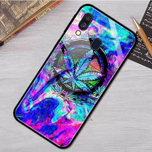 Load image into Gallery viewer, Plant Leaves Cannabi Leaf Case For Samsung A50 A40 A70 A71 A51 A30 A10 A10S A20S M30S J4 J6 Plus Tempered Glass Phone Cover
