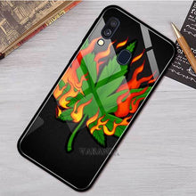 Load image into Gallery viewer, Plant Leaves Cannabi Leaf Case For Samsung A50 A40 A70 A71 A51 A30 A10 A10S A20S M30S J4 J6 Plus Tempered Glass Phone Cover
