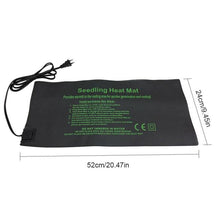 Load image into Gallery viewer, Seedling Heat Mat Waterproof Plant Seed Germination Propagation Clone Starter Pad Warm Hydroponic Heating Pad Garden Supplies
