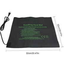 Load image into Gallery viewer, Seedling Heat Mat Waterproof Plant Seed Germination Propagation Clone Starter Pad Warm Hydroponic Heating Pad Garden Supplies
