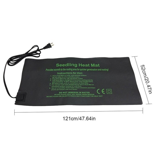 Seedling Heat Mat Waterproof Plant Seed Germination Propagation Clone Starter Pad Warm Hydroponic Heating Pad Garden Supplies