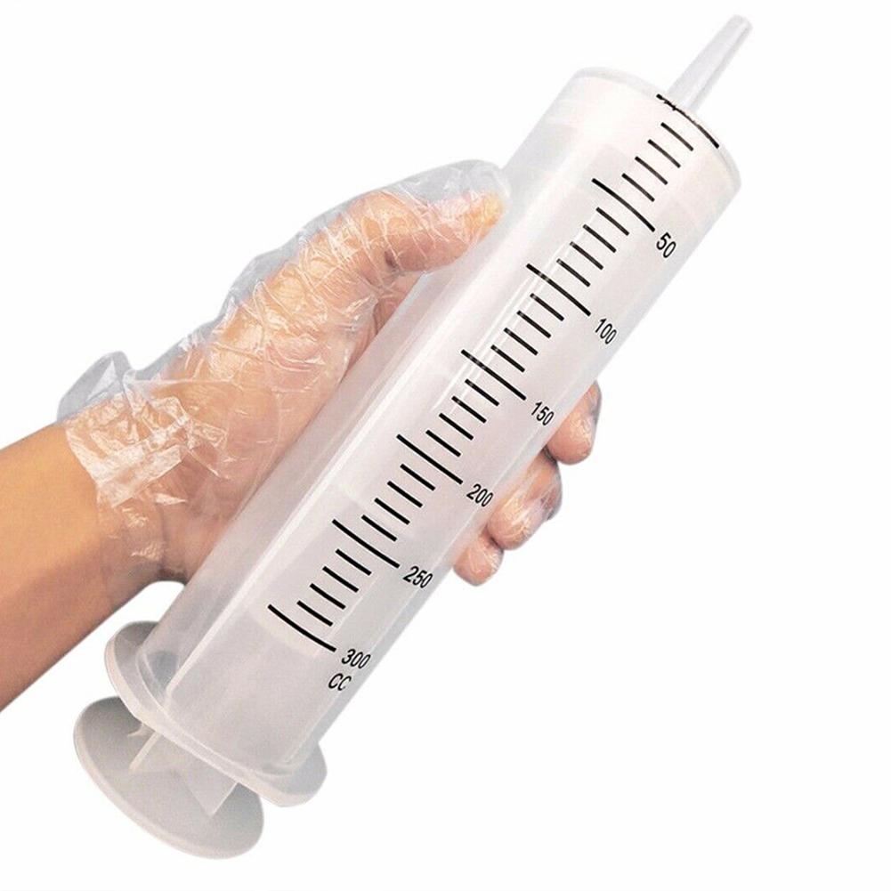 MeterMall Reusable Big Large Hydroponics Plastic Nutrient Sterile Health Measuring Syringe Tools Cat Feeding Accessories