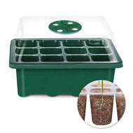 Seed Grow Box 12 Holes Plastic Plant Pot Seedsplants Seedling Tray Garden Pots Nursery Box Indoor Hydroponics System To Grow