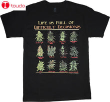 Load image into Gallery viewer, Men&#39;S T-Shirt Pot Strains Cannabis Sativa Dank Kind Bud Dabs 420 Weed Tee Shirt
