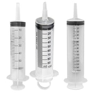 60ml/100ml/150ml Reusable Big Large Hydroponics Plastic Nutrient Sterile Health Measuring Syringe Tools Cat Feeding Accessories