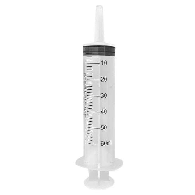 60ml/100ml/150ml Reusable Big Large Hydroponics Plastic Nutrient Sterile Health Measuring Syringe Tools Cat Feeding Accessories