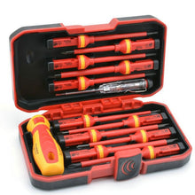 Load image into Gallery viewer, 13Pcs Voltage 1000V Professional Electronic Insulated Screwdriver Set High Slotted Screwdriver Durable Hand Tools Accessory Set
