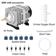 Laad afbeelding in Galerijviewer, &lt;transcy&gt;45W 70L/min HAILEA Elektromagnetische Luchtcompressor Aquarium Zuurstof Luchtpomp Hydrocultuur 6 Manier Luchtbeluchter Pomp&lt;/transcy&gt;
