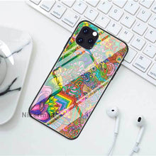 Load image into Gallery viewer, plant leaves Cannabi leaf Cases For iPhone 12 Mini 11 Pro X XS XR Max 7 8 Plus 6 6S SE 2020 Tempered Glass Cover Phone Coque
