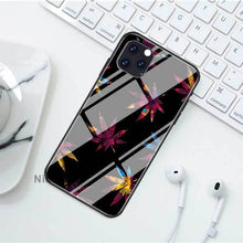 Load image into Gallery viewer, plant leaves Cannabi leaf Cases For iPhone 12 Mini 11 Pro X XS XR Max 7 8 Plus 6 6S SE 2020 Tempered Glass Cover Phone Coque
