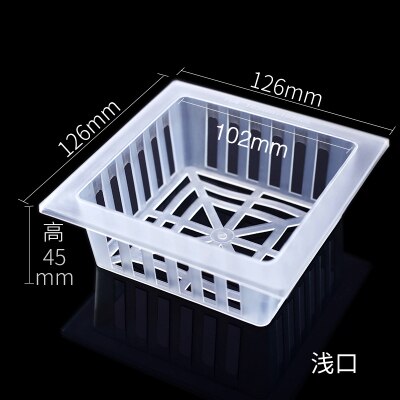 10pcs 200mm Large Hydroponic Nursery Pot With Self-Watering Capillary Wick Rope Soilless Plant Net Cup Aeroponic Basket