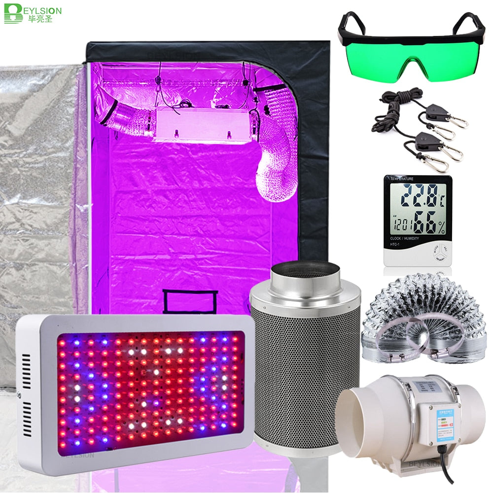1mx1m grow tent BEYLSION Growing System Plant Tent Grow Tent Room Complete Kit Hydropo –  growituk