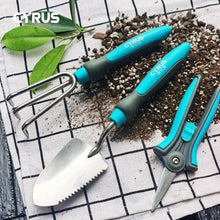 Load image into Gallery viewer, 3Pcs Garden Tools Set Cultivating Planting Trowel Pruner Cultivator Shovels Spades Transplanter Small potted
