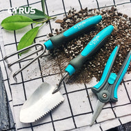 3Pcs Garden Tools Set Cultivating Planting Trowel Pruner Cultivator Shovels Spades Transplanter Small potted