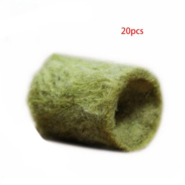 20x Cylinder Rockwool Plant Hydroponic Grow Media Soilless Cultivation Compress R9UC