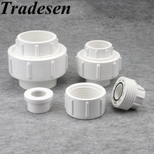 Laad afbeelding in Galerijviewer, &lt;transcy&gt;1 stks ID 20mm 25mm 32mm 40mm 50mm PVC Union Upvc Buisleidingen Koppeling Water Connector Voor Tuin Irrigatie Hydrocultuur Systeem&lt;/transcy&gt;
