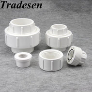 <transcy>1 stks ID 20mm 25mm 32mm 40mm 50mm PVC Union Upvc Buisleidingen Koppeling Water Connector Voor Tuin Irrigatie Hydrocultuur Systeem</transcy>