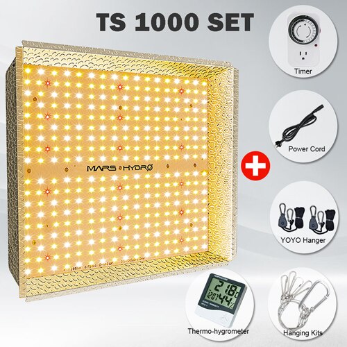 <transcy>Mars Hydro TS 1000W LED-groeilicht Volledig spectrum Beste voor Hydro Plant Veg Flower Hydroponics</transcy>