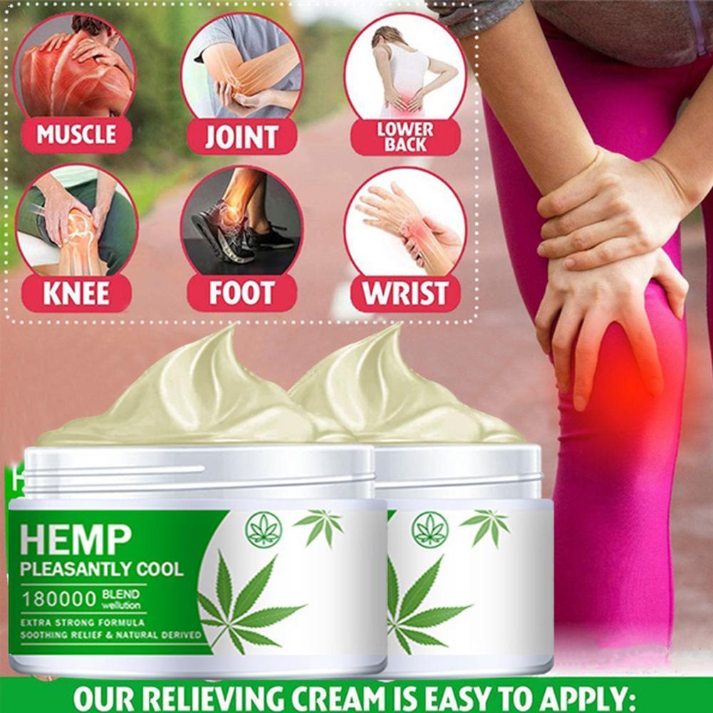 Hemp Balm Ointment Rheumatism Arthritis Relieve Muscle Body Cream Pain Hemp Neck Shoulder Pain Back T9M8